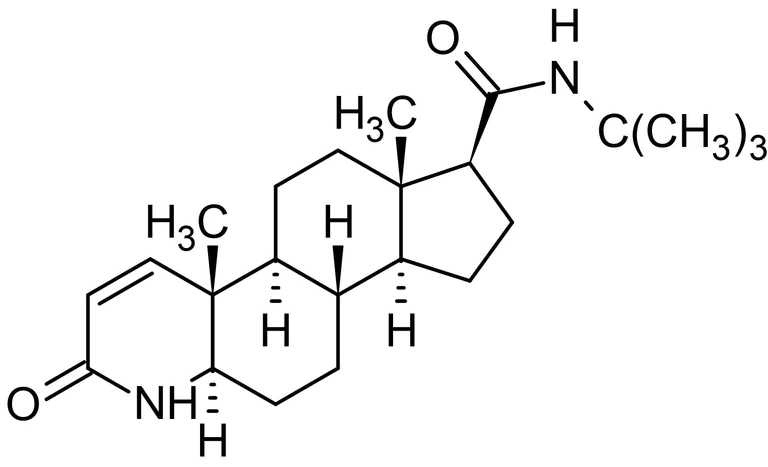 Chemical Structure - Finasteride, Type II 5alpha-reductase inhibitor (AB141277)
