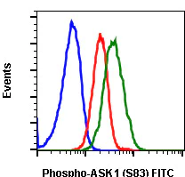 Flow Cytometry - FITC Anti-ASK1 (phospho S83) antibody [Ask1S83-G4] (AB278572)
