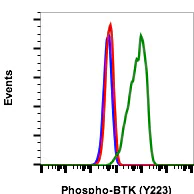 Flow Cytometry - FITC Anti-BTK (phospho Y223) antibody [BtkY223-B4] (AB278681)