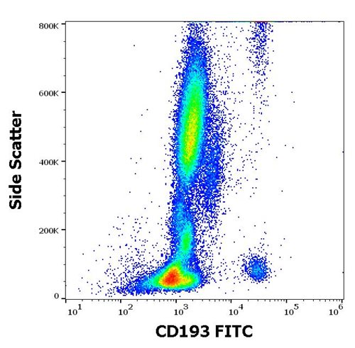 Flow Cytometry - FITC Anti-CCR3 antibody [5E8] (AB270646), expandable thumbnail