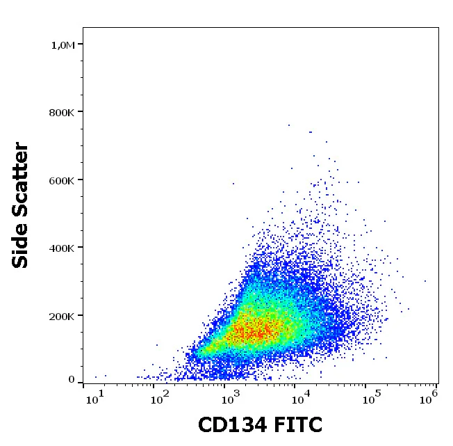 Flow Cytometry - FITC Anti-CD134 antibody [Ber-ACT35] (AB326480)