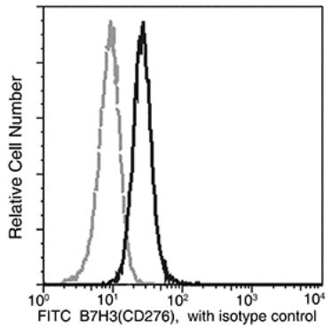 Flow Cytometry - FITC Anti-CD276 antibody [06] (AB275660), expandable thumbnail