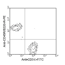 Flow Cytometry - FITC Anti-CD3 epsilon antibody [C363.29B] (AB24948)