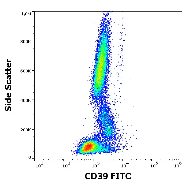 Flow Cytometry - FITC Anti-CD39 antibody [TU66] (AB326483)
