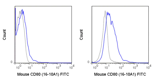 Flow Cytometry - FITC Anti-CD80 antibody [16-10A1] (AB95550)