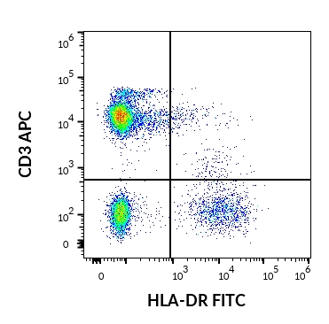 Flow Cytometry - FITC Anti-HLA-DR antibody [MEM-12] (AB28323)