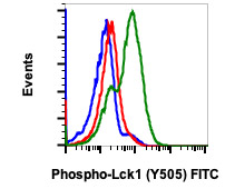 Flow Cytometry - FITC Anti-Lck (phospho Y505) antibody [LckY505-A3] (AB278758), expandable thumbnail