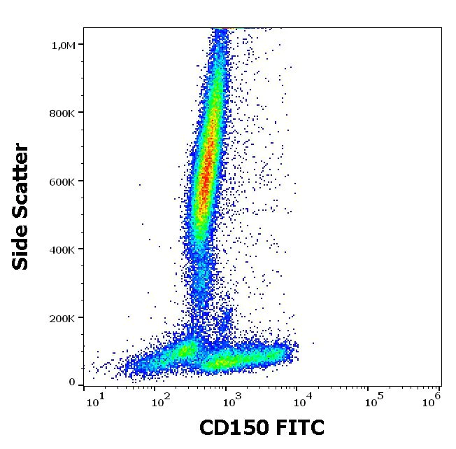 Flow Cytometry - FITC Anti-SLAM / CD150 antibody [SLAM.4] (AB176547)