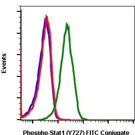 Flow Cytometry - FITC Anti-STAT1 (phospho S727) antibody [Stat1S727-C6] (AB278720)