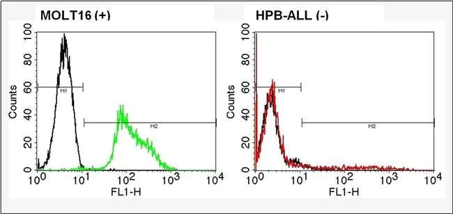 Flow Cytometry (Intracellular) - FITC Anti-TCR V alpha 2 antibody [F1] (AB171102)
