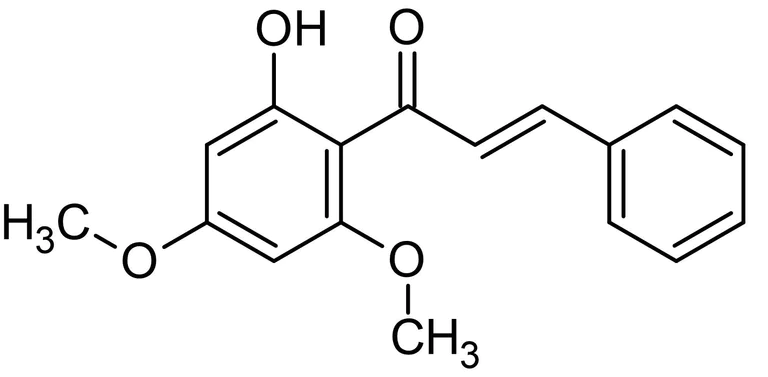 Chemical Structure - Flavokawain B, chalcone isolated from kava (AB141933)