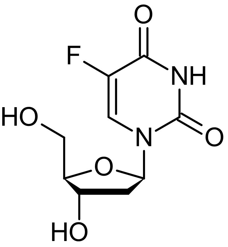 Chemical Structure - Floxuridine (5-Fluorodeoxyuridine), Antimetabolite antineoplastic agent (AB142670)