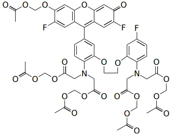 Chemical Structure - Fluo-5 AM, Fluorescent labeling reagent (Fluo-4 analogue) (AB241083)