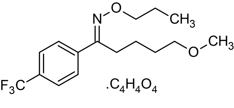 Chemical Structure - Fluvoxamine maleate, Serotonin reuptake inhibitor (SSRI) (AB141082)