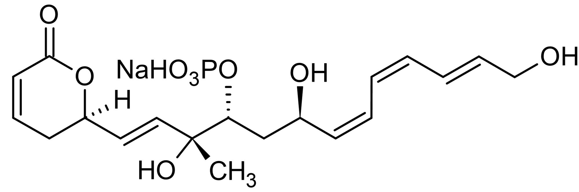 Chemical Structure - Fostriecin, PP2A and PP4 inhibitor (AB144255), expandable thumbnail