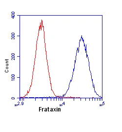 Flow Cytometry - Anti-Frataxin antibody [18A5DB1] (AB110328)