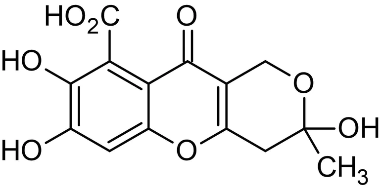 Chemical Structure - Fulvic acid, colloidal poly-electrolyte (AB144256)