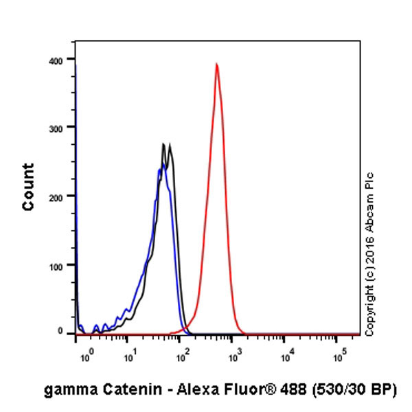Flow Cytometry (Intracellular) - Anti-gamma Catenin antibody [EPR17310] - BSA and Azide free (AB238447), expandable thumbnail