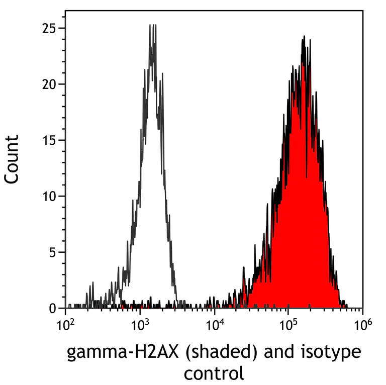 Flow Cytometry - Anti-gamma H2A.X (phospho S139) antibody [BLR053F] (AB243906)