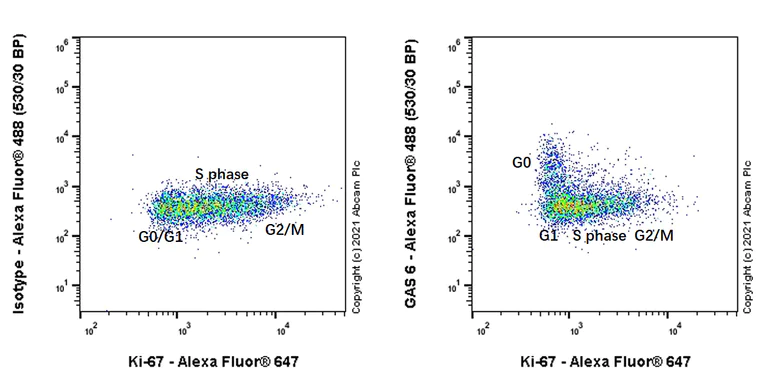 Flow Cytometry (Intracellular) - Anti-GAS 6 antibody [EPR23931-27] - BSA and Azide free (AB280361)