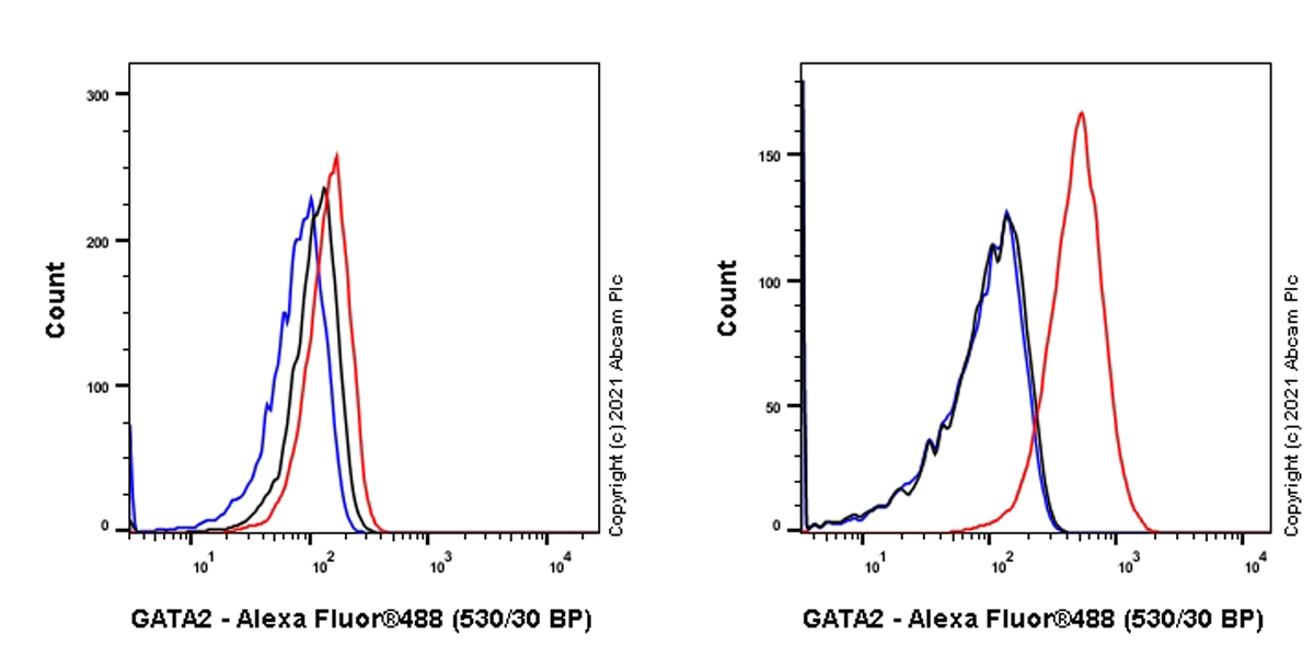 Flow Cytometry - Anti-GATA2 + GATA3 antibody [EPR24359-3] (AB272237), expandable thumbnail