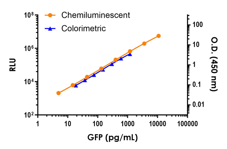 Sandwich ELISA - GFP ELISA Kit, Chemiluminescent (AB325363)