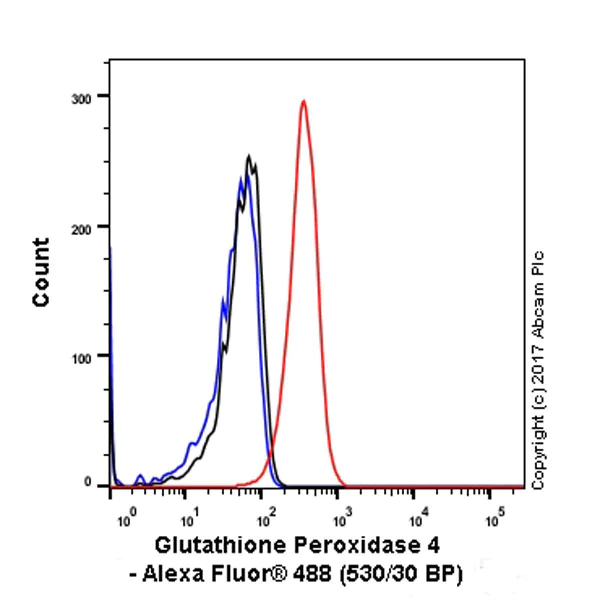 Flow Cytometry (Intracellular) - Anti-Glutathione Peroxidase 4 antibody [EPNCIR144] - BSA and Azide free (AB219592)
