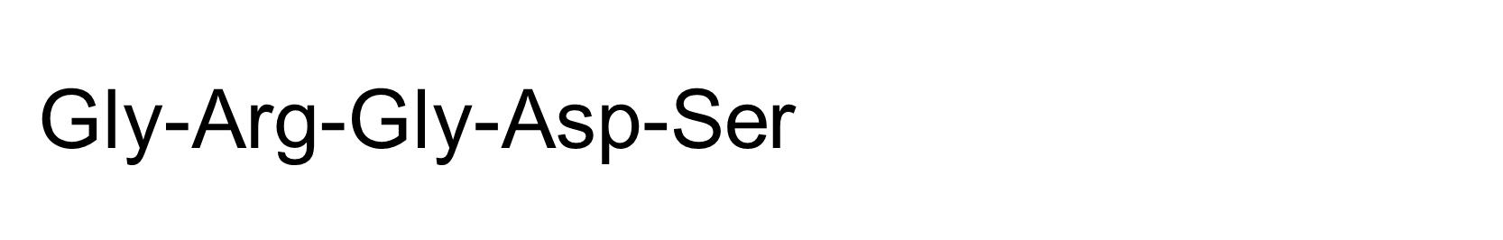 Gly-Arg-Gly-Asp-Ser, Synthetic integrin antagonist
