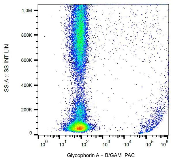 Flow Cytometry - Anti-Glycophorin A + B antibody [HIR2] (AB15009)