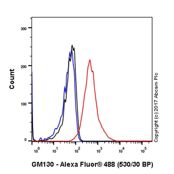 Flow Cytometry (Intracellular) - Anti-GM130 antibody [EP892Y] - BSA and Azide free (AB215966), expandable thumbnail