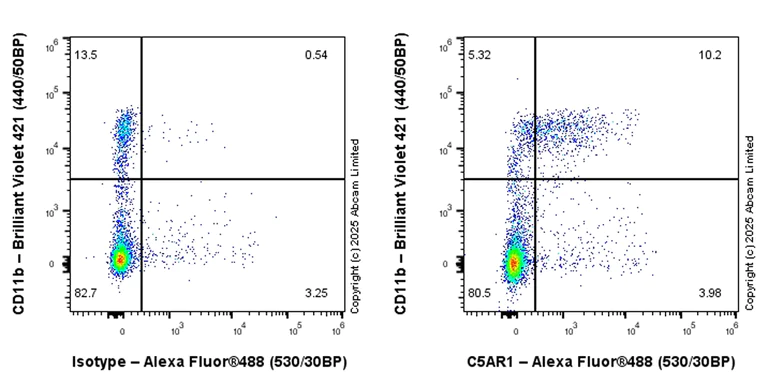 Flow Cytometry - Goat F(ab')2 Anti-Rat IgG Fc (Alexa Fluor® 488) preadsorbed (AB150161)