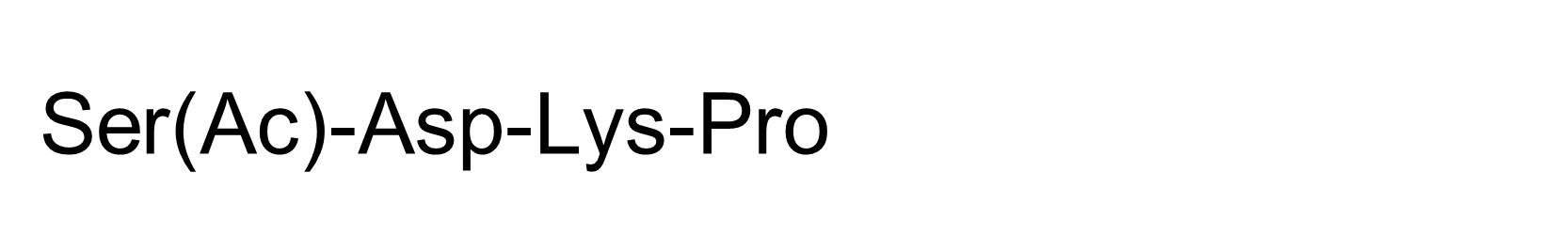 Chemical Structure - Goralatide, Hematopoietic progenitor cell cycle inhibitor (AB141185), expandable thumbnail