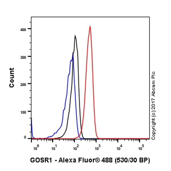 Flow Cytometry (Intracellular) - Anti-GOSR1/GS28 antibody [EP1768Y] (AB53288)