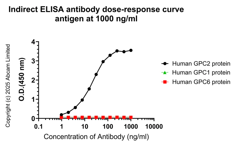 Indirect ELISA - Anti-GPC2 antibody [EPR30350-627] (AB324378)
