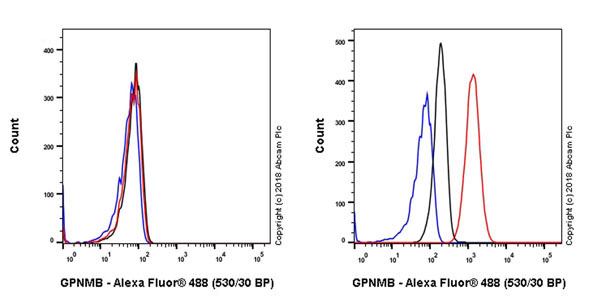 Flow Cytometry (Intracellular) - Anti-GPNMB antibody [EPR22011-47] - BSA and Azide free (AB236211), expandable thumbnail