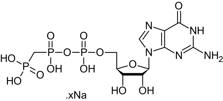 Chemical Structure - GppCp (GMPPCP), Nonhydrolyzable GTP analog (AB146660)