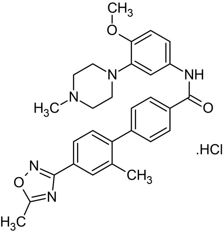 Chemical Structure - GR 127935 hydrochloride, 5-HT1B/1D receptor antagonist (AB120523)