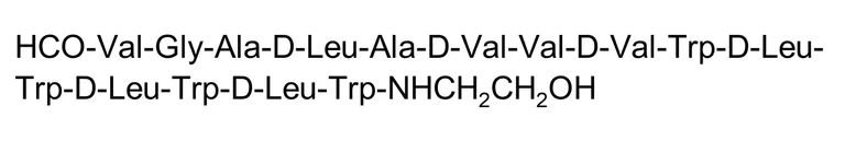 Chemical Structure - Gramicidin A, Antibiotic agent (AB144510)
