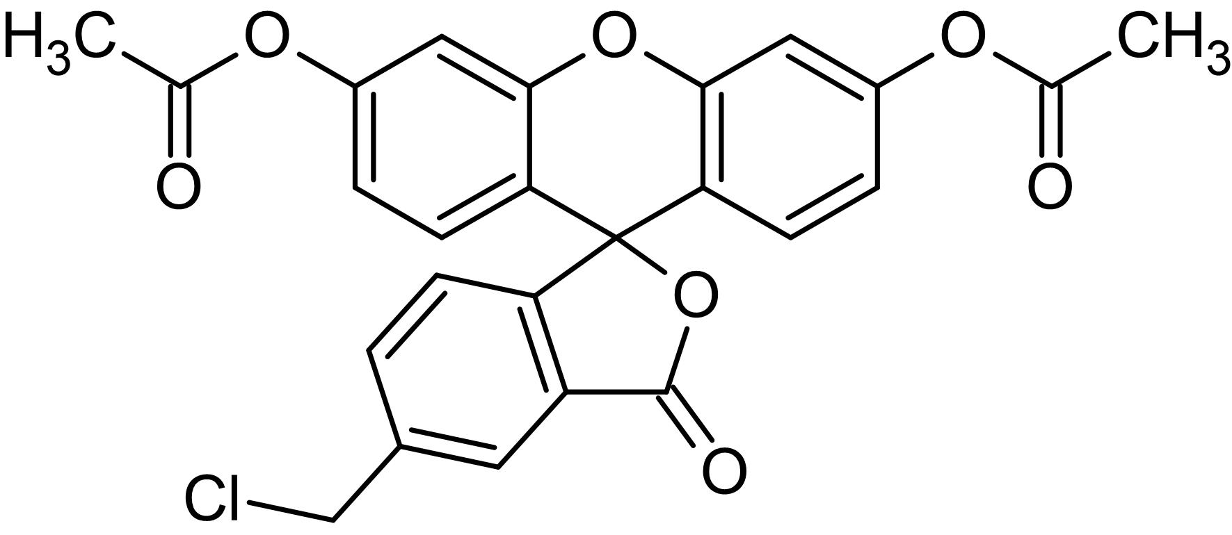 Chemical Structure - Green CMFDA (5-Chloromethylfluorescein diacetate), Green fluorescent dye (AB145459), expandable thumbnail