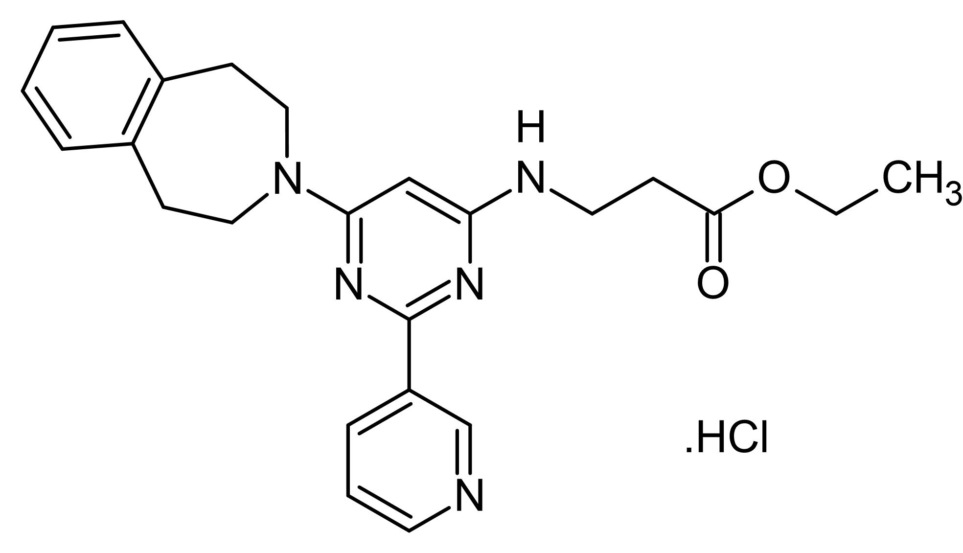 Chemical Structure - GSK-J5, Inactive control for GSK-J4 (AB144397)
