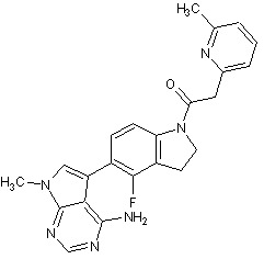 Chemical Structure - GSK2656157 (AB273622)