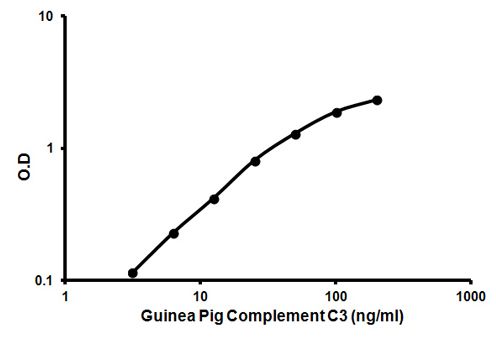 Sandwich ELISA - Guinea Pig Complement C3 ELISA Kit (AB157705), expandable thumbnail