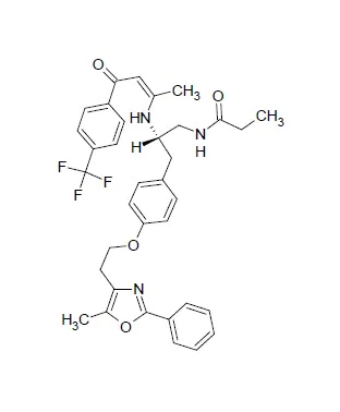 Chemical Structure - GW 6471, PPAR alpha antagonist (AB254317)