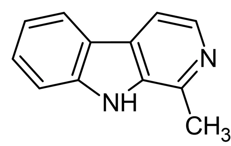 Chemical Structure - Harmane, beta-Carboline. Imidazoline ligand. MAO inhibitor. (AB120605)