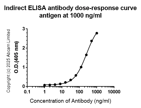 Indirect ELISA - Anti-HBV envelope L+M+S protein antibody [EPR29889-558] (AB324674)