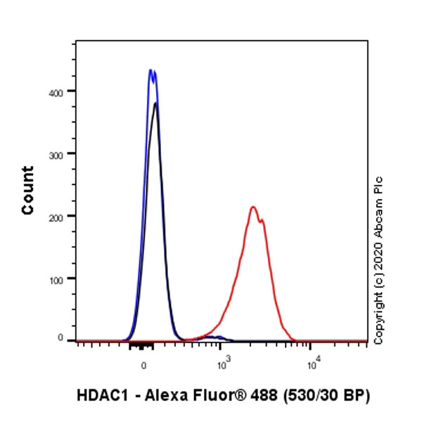 Flow Cytometry (Intracellular) - Anti-HDAC1 antibody [EPR23847-170] (ab280198), expandable thumbnail