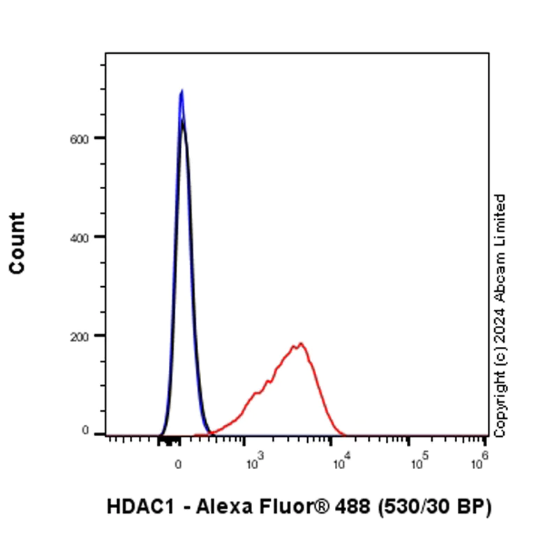 Flow Cytometry (Intracellular) - Anti-HDAC1 antibody [RM1004] - Nuclear Loading Control (AB281585)