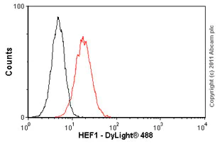 Flow Cytometry - Anti-HEF1/NEDD-9 antibody [2G9] (AB18056)