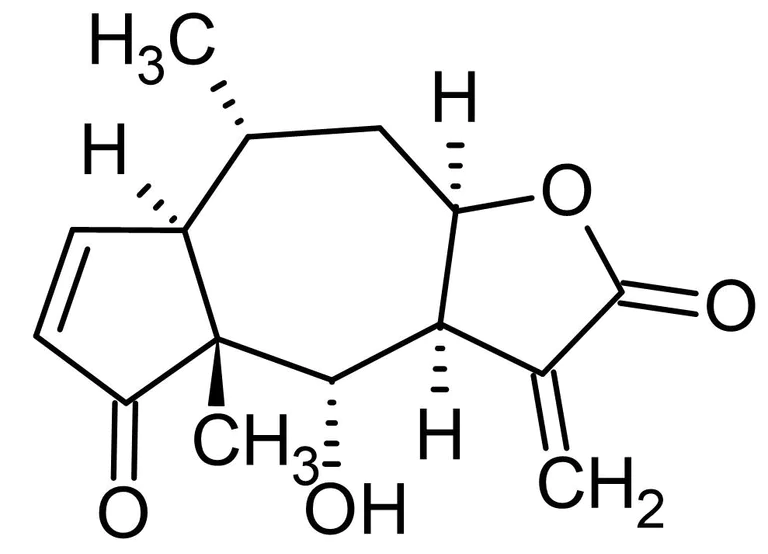 Chemical Structure - Helenalin, NF-kappaB inhibitor (AB146197)
