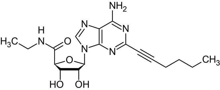 Chemical Structure - HENECA, A2A receptor agonist (AB120458)